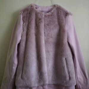 Zara Fuzzy Plush Jacket